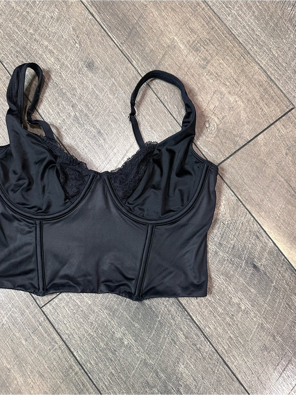 Abercrombie & Fitch Corset Crop Tank Top