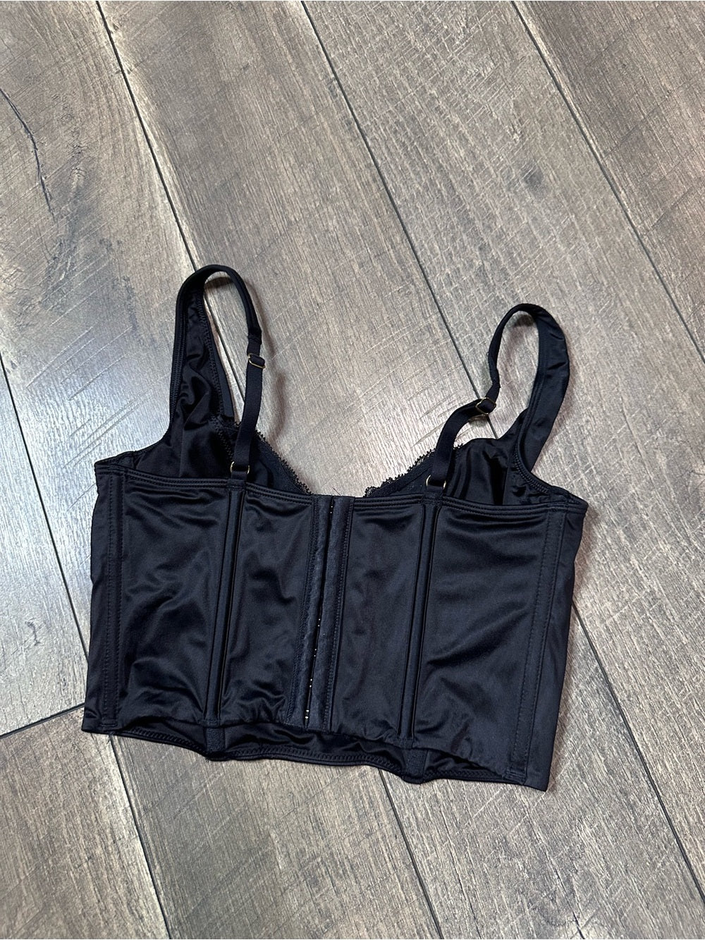 Abercrombie & Fitch Corset Crop Tank Top