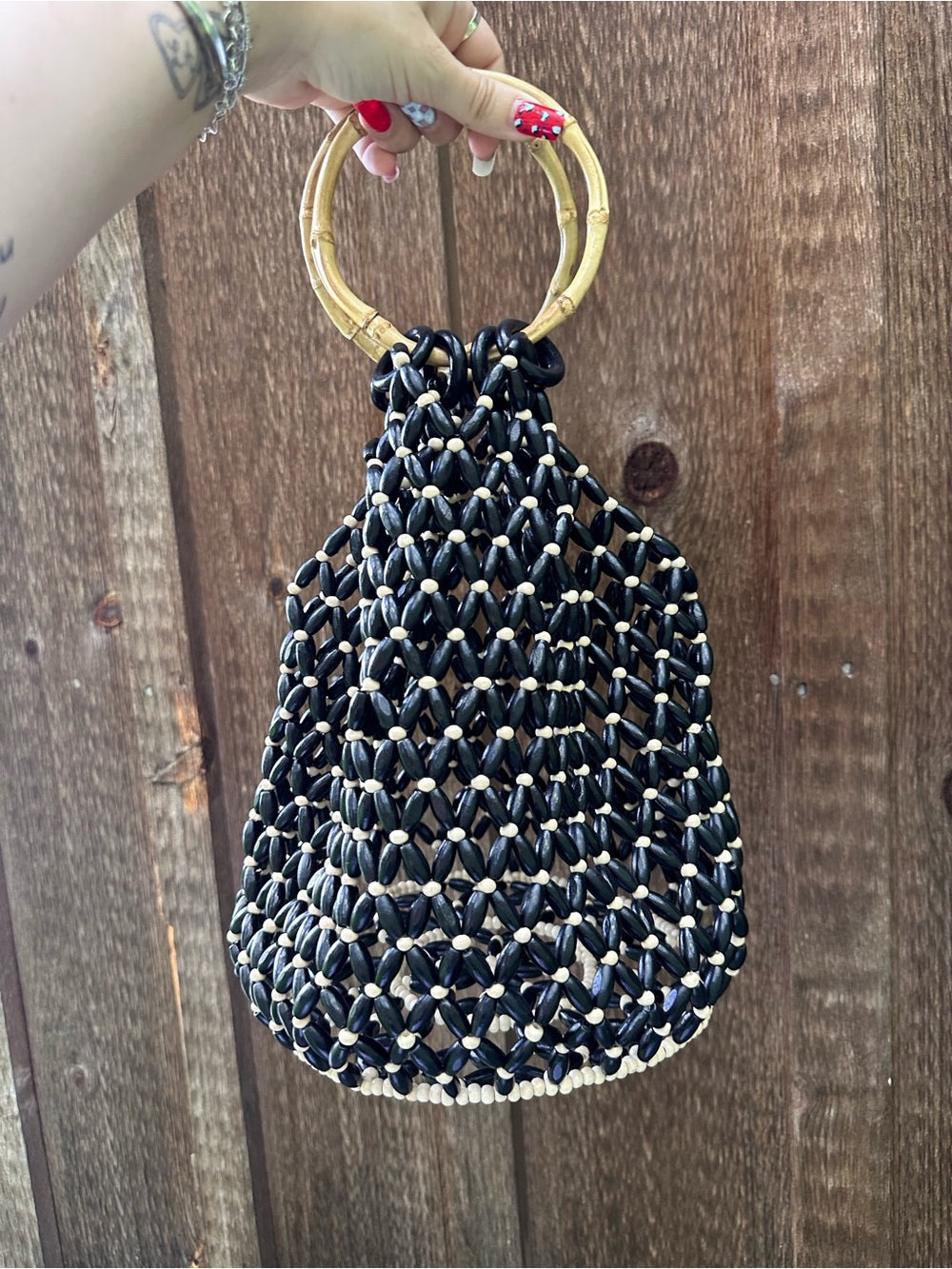 Handmade Bohemian Style Beaded Bag