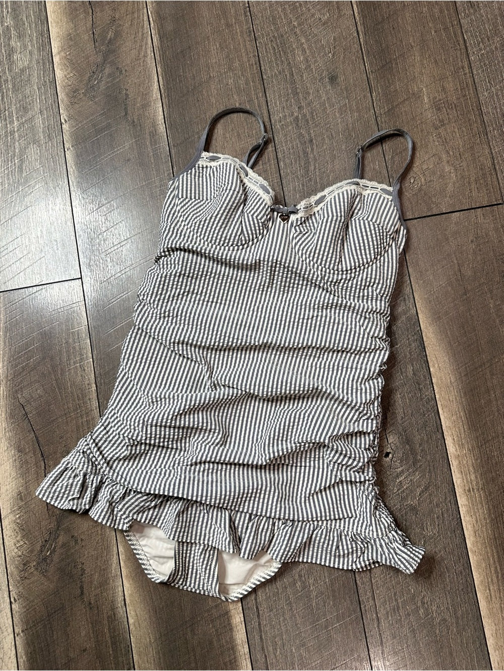 Juicy Couture Beach Royalty Pin Up One-Piece Swimsuit