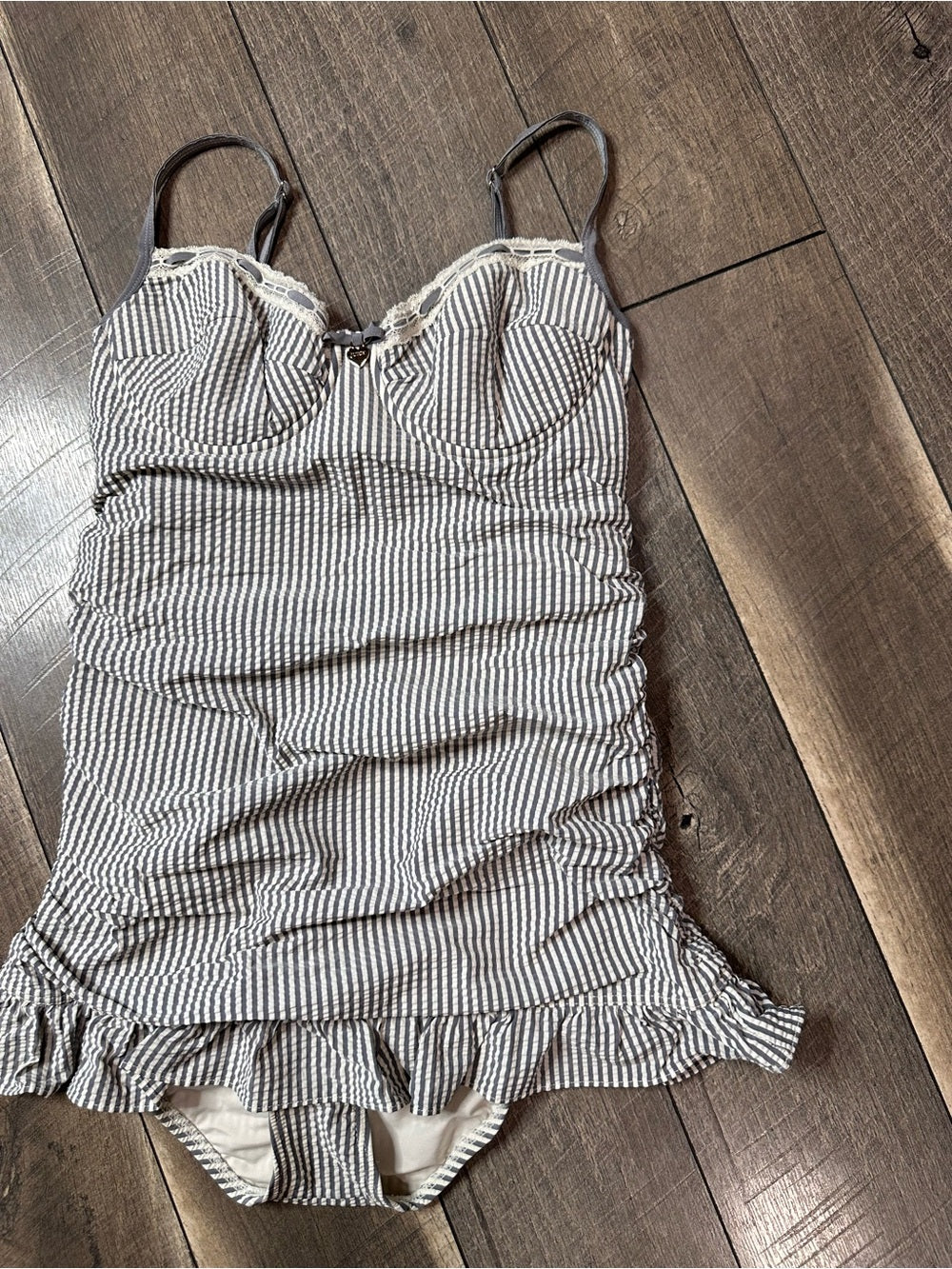 Juicy Couture Beach Royalty Pin Up One-Piece Swimsuit