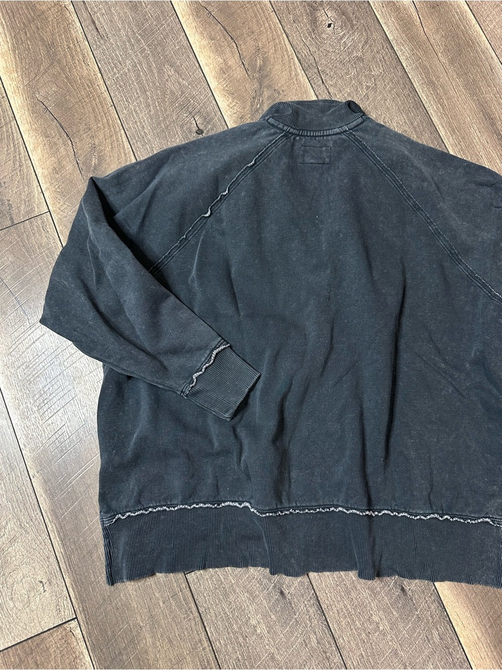 American Eagle Oversized 1/2 Button Pullover