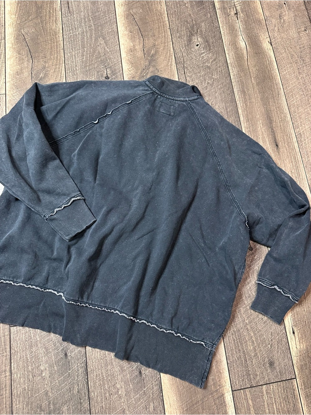 American Eagle Oversized 1/2 Button Pullover