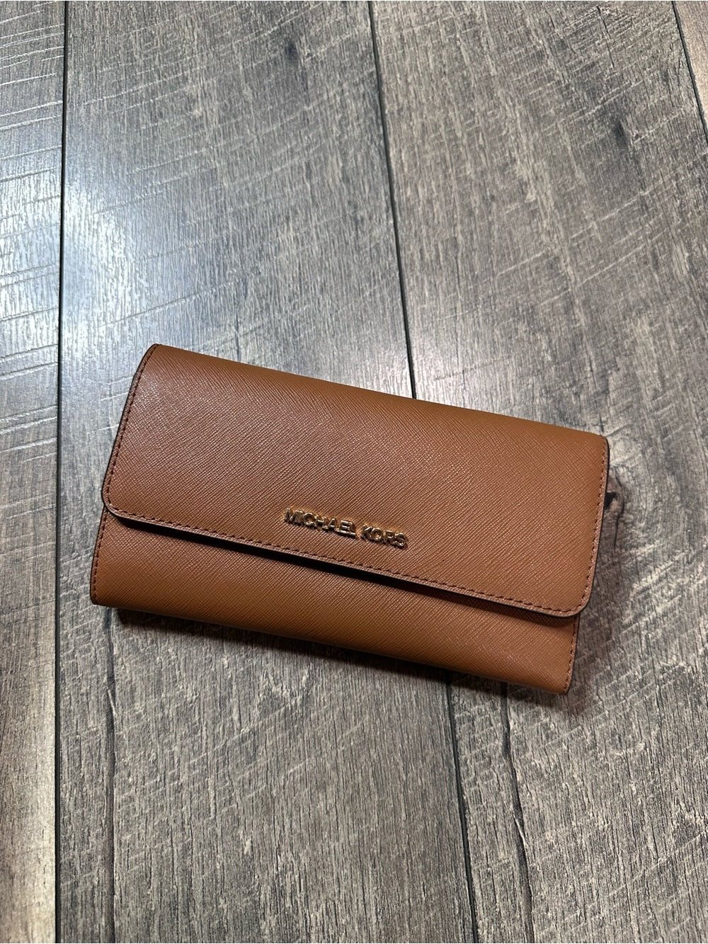 Michael Kors Leather Trifold Wallet