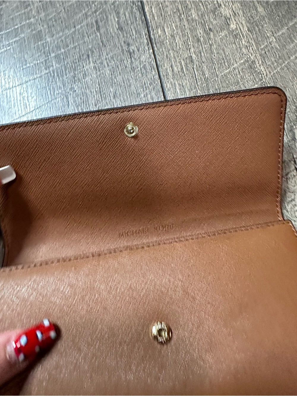 Michael Kors Leather Trifold Wallet