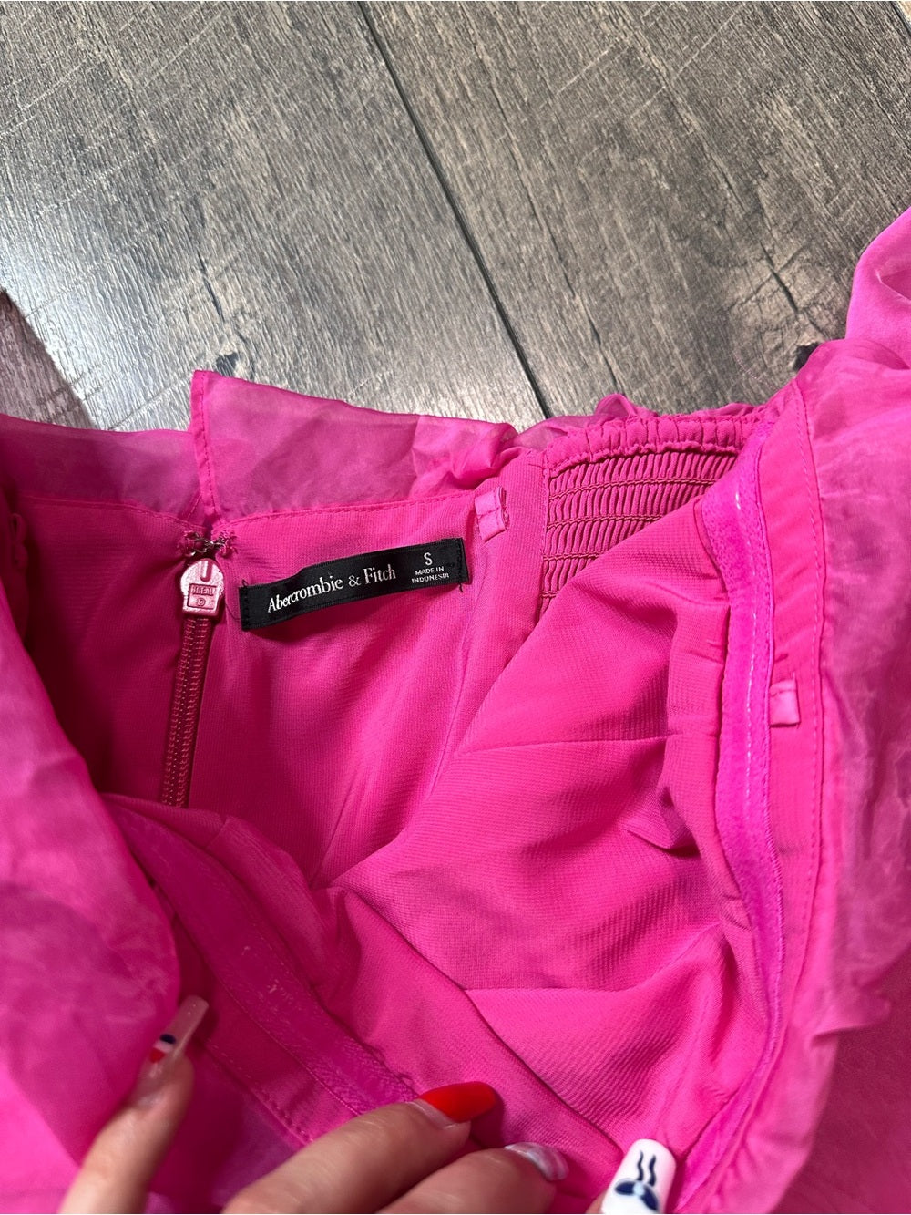 Abercrombie & Fitch Strapless Mini Dress
