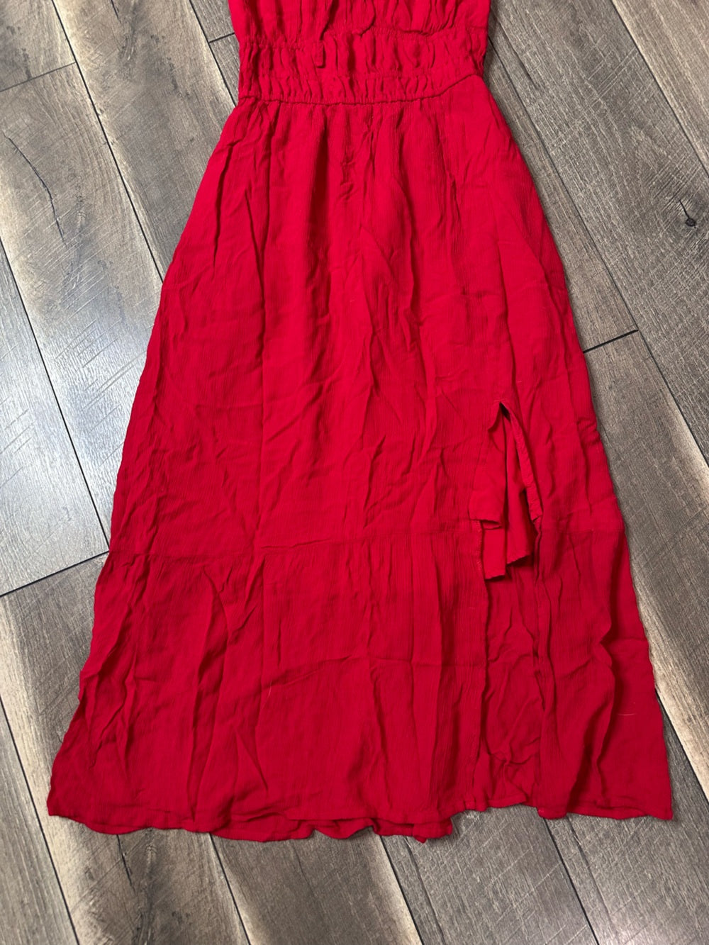 Hollister Red Midi Dress (has pockets)