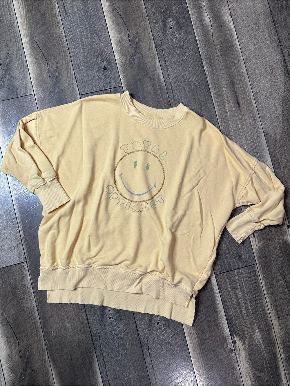 Aerie “Total Optimist” Super Oversized Crewneck