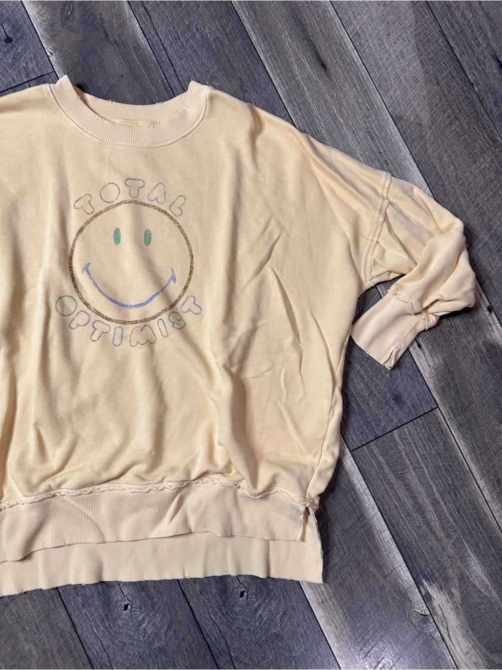 Aerie “Total Optimist” Super Oversized Crewneck