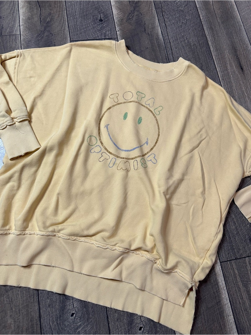 Aerie “Total Optimist” Super Oversized Crewneck
