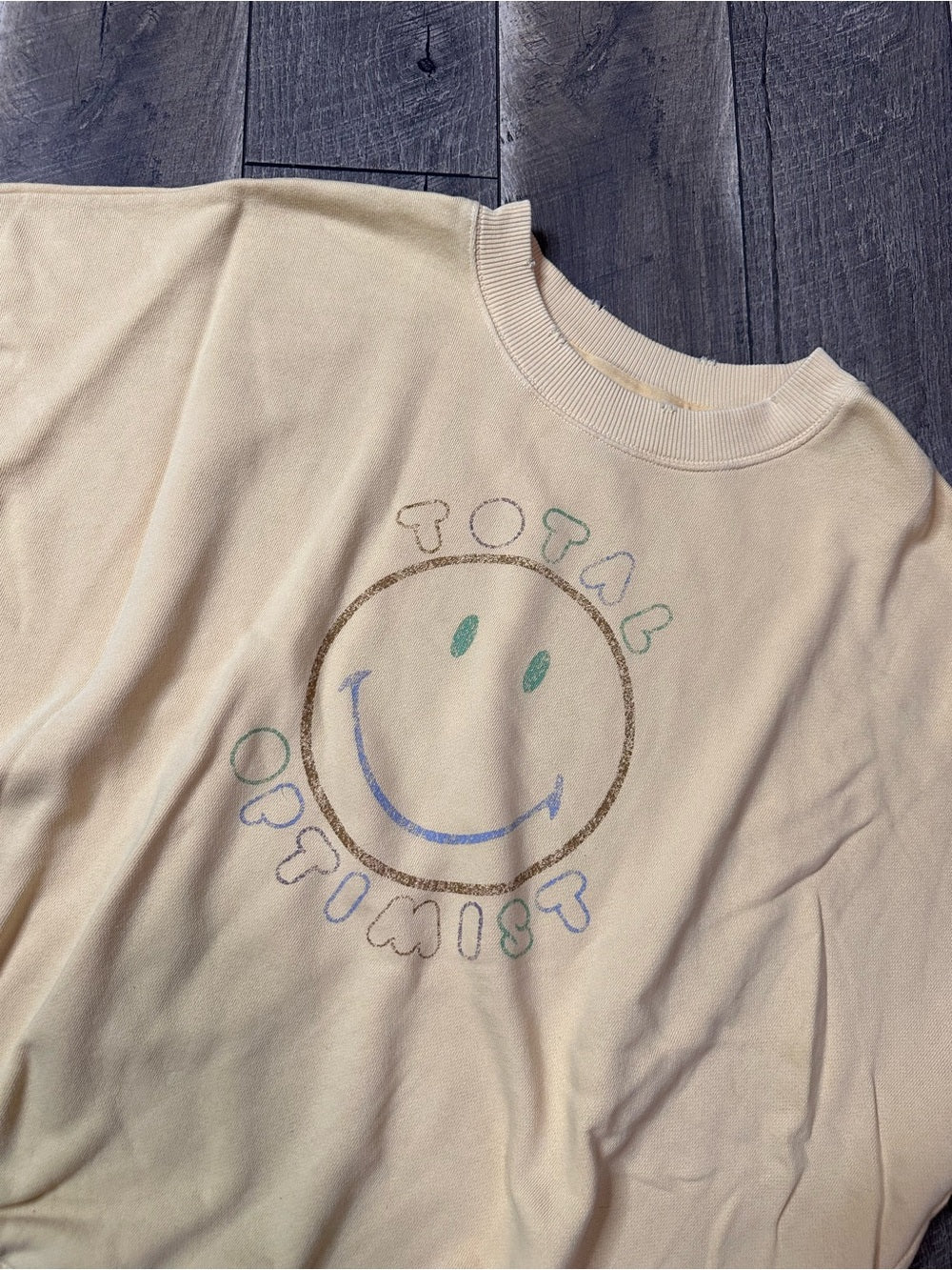 Aerie “Total Optimist” Super Oversized Crewneck