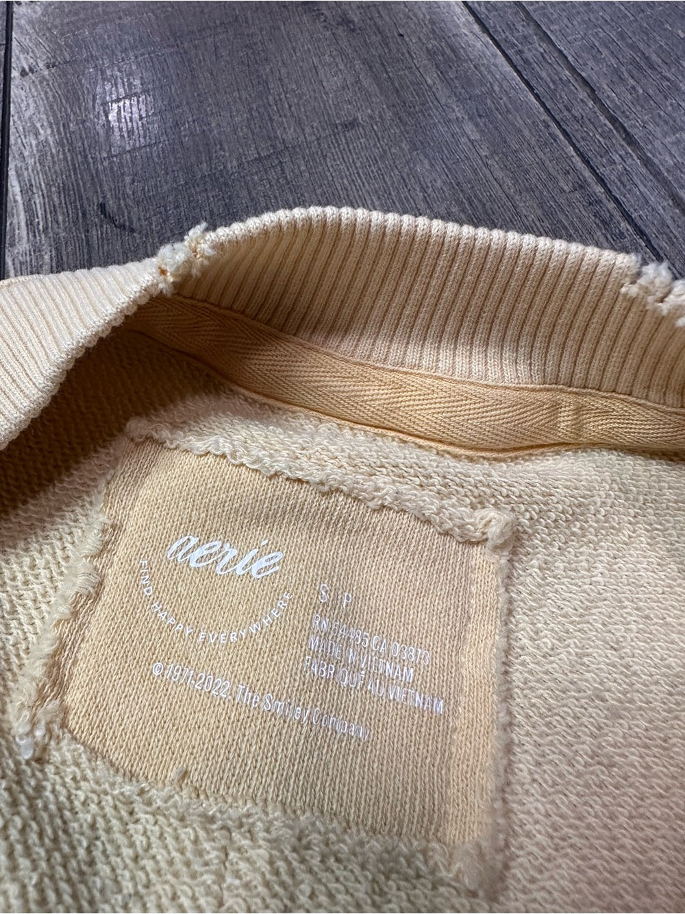 Aerie “Total Optimist” Super Oversized Crewneck