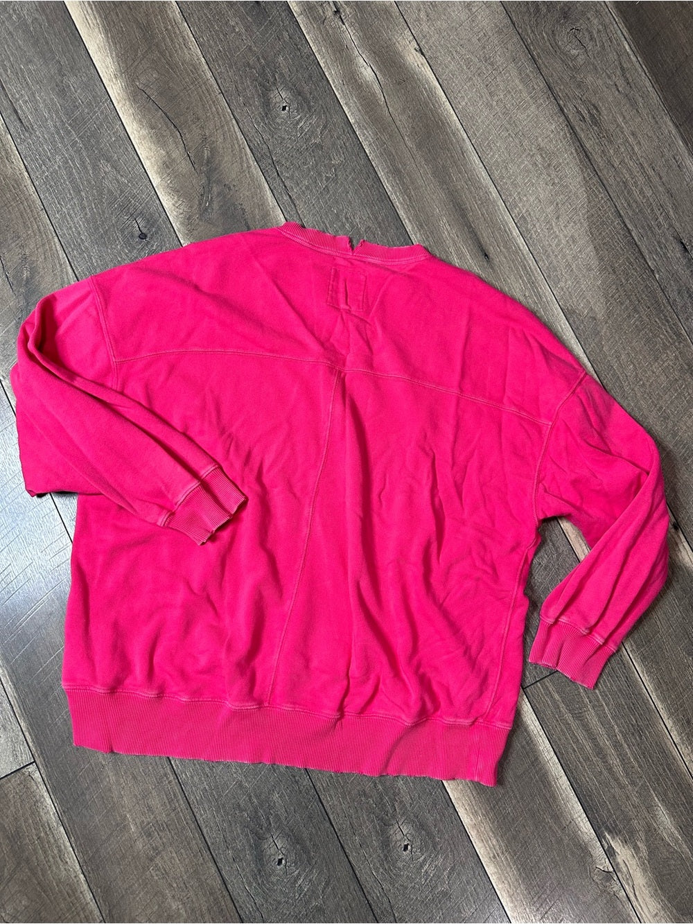 Aerie Hot Pink Oversized Crewneck
