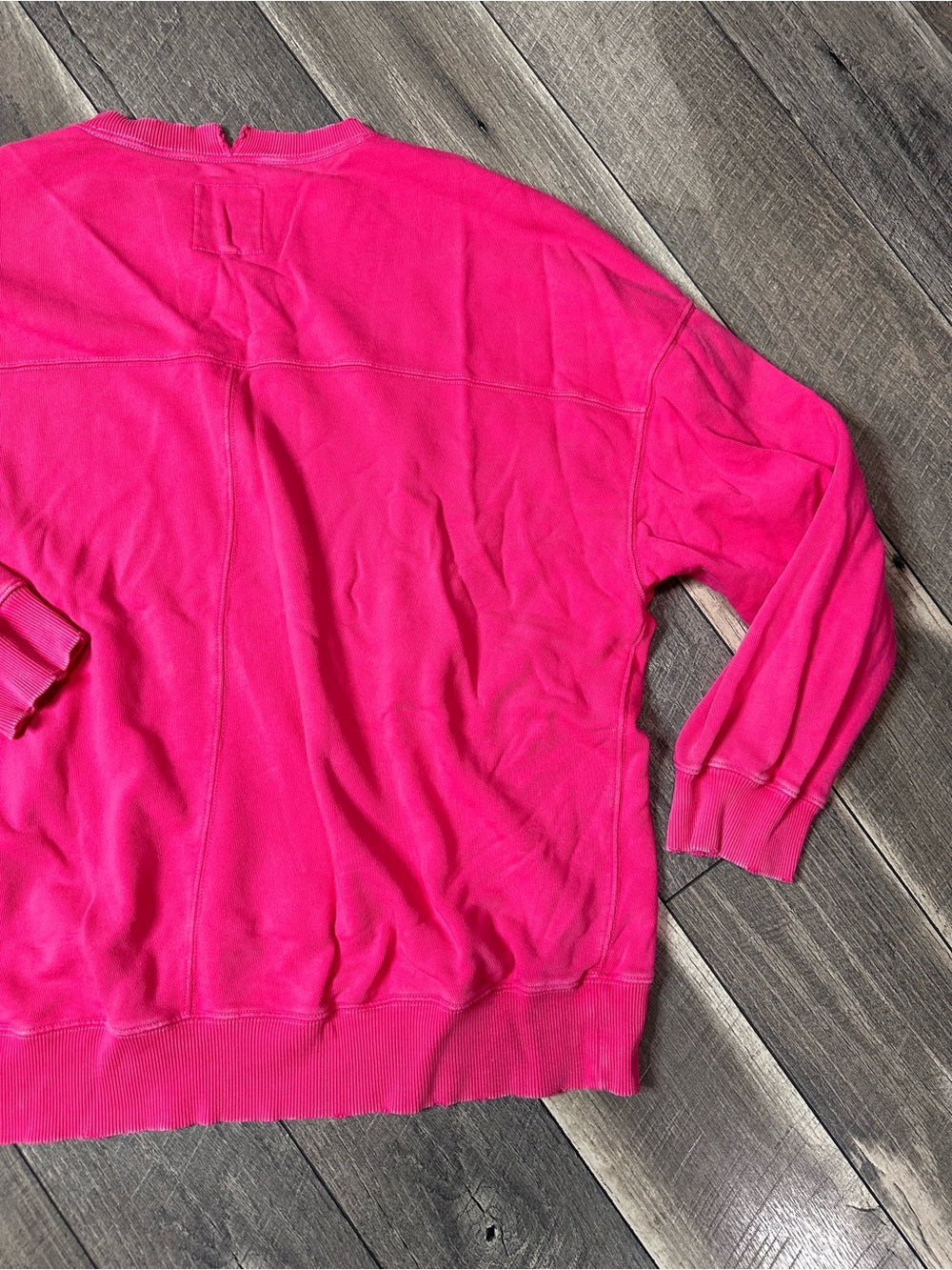 Aerie Hot Pink Oversized Crewneck