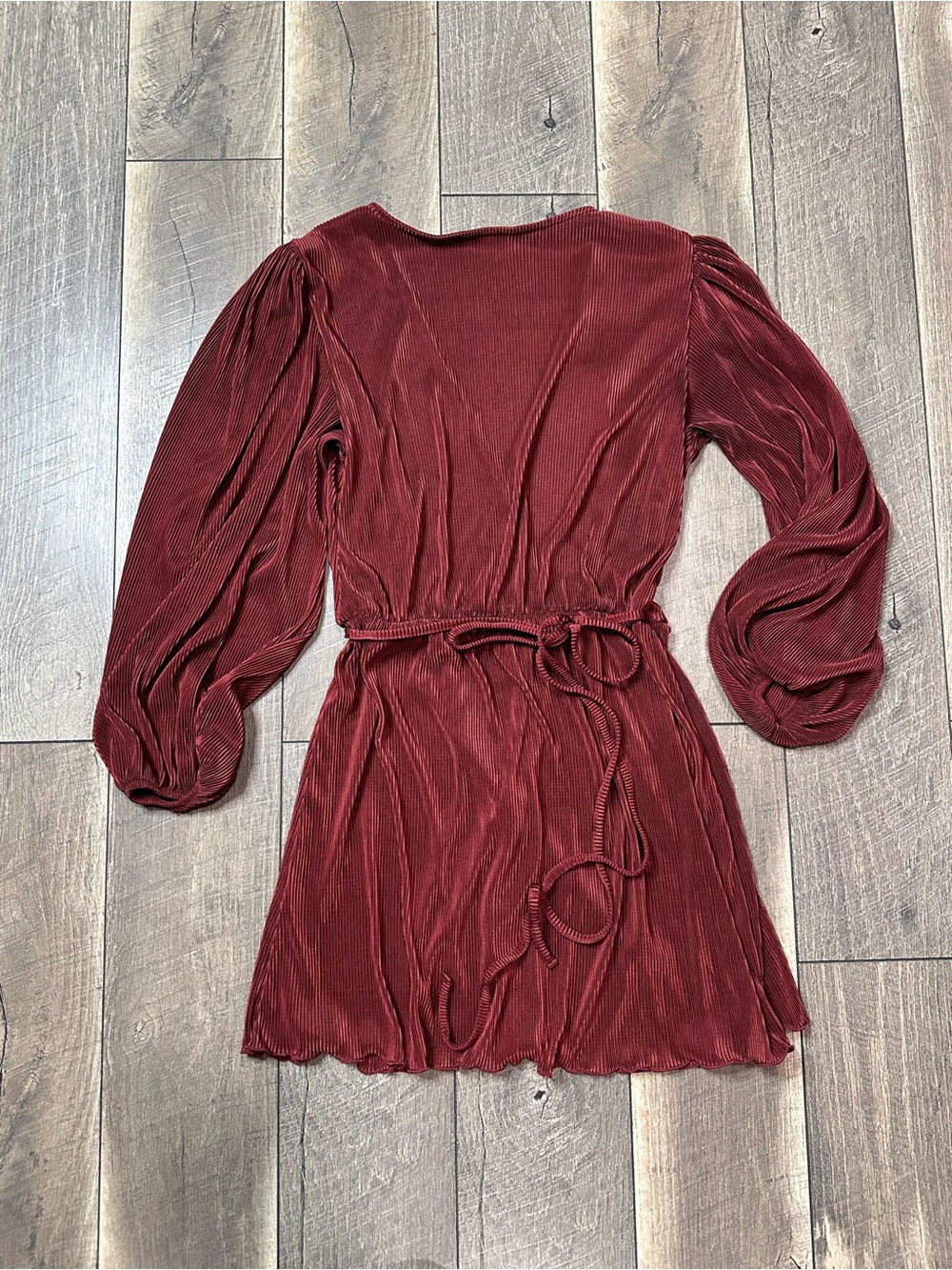 Zara Plunge V Wrap Mini Dress