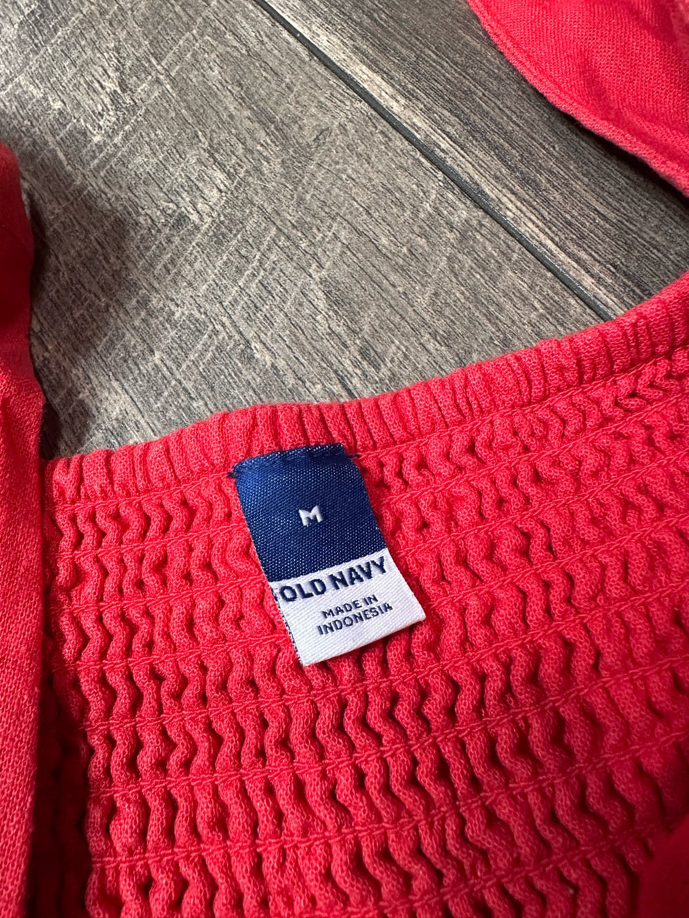 Old Navy Smocked Back Mini Dress