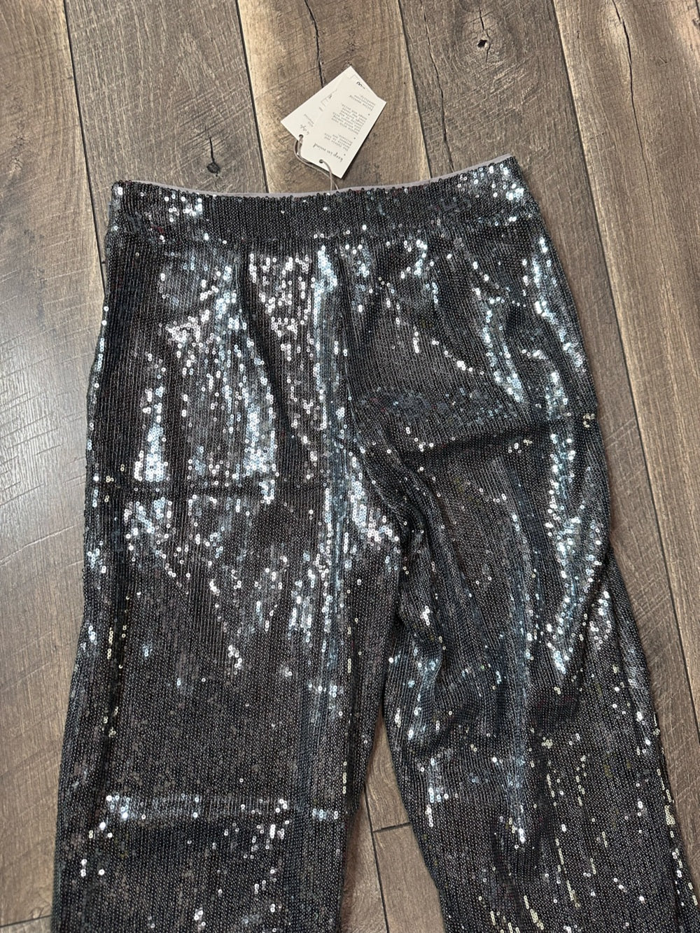 A New Day Sequin Wide Leg Pants (lined) (new with tags)