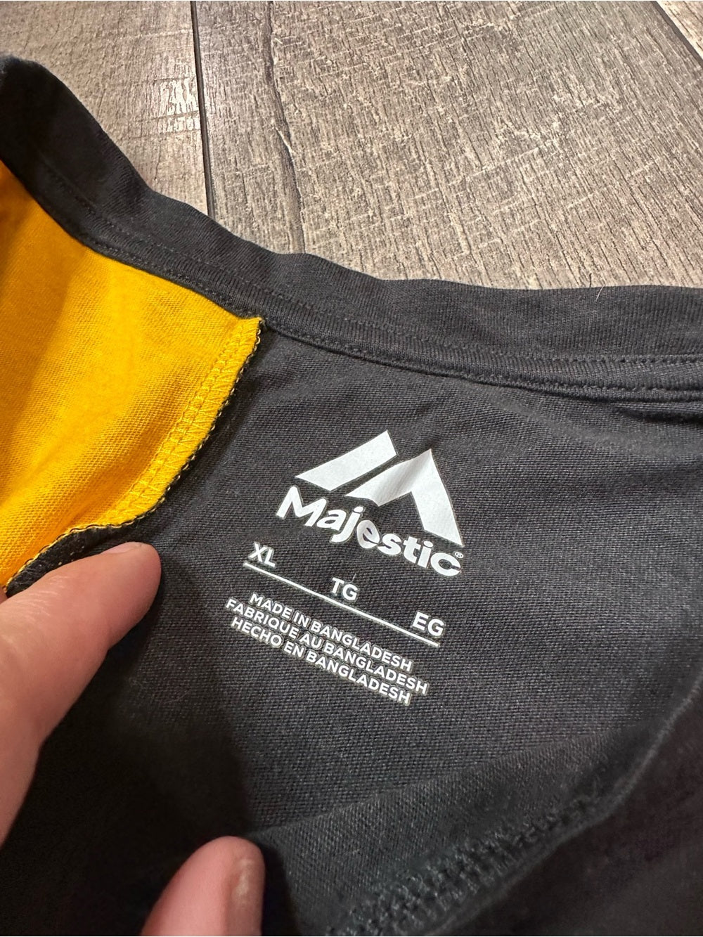 Majestic Pirates Color Split T-Shirt
