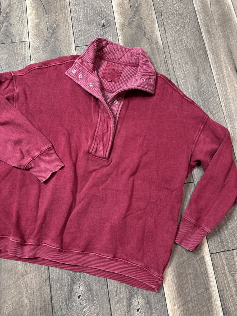 Aerie Waffleknit 1/2 Button Pullover