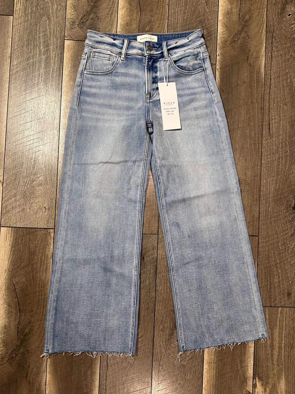 Risen Hi Rise Wide Leg Jeans (new with tags)
