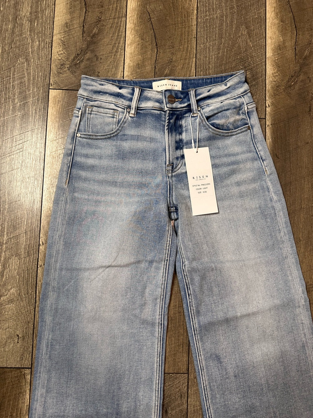 Risen Hi Rise Wide Leg Jeans (new with tags)