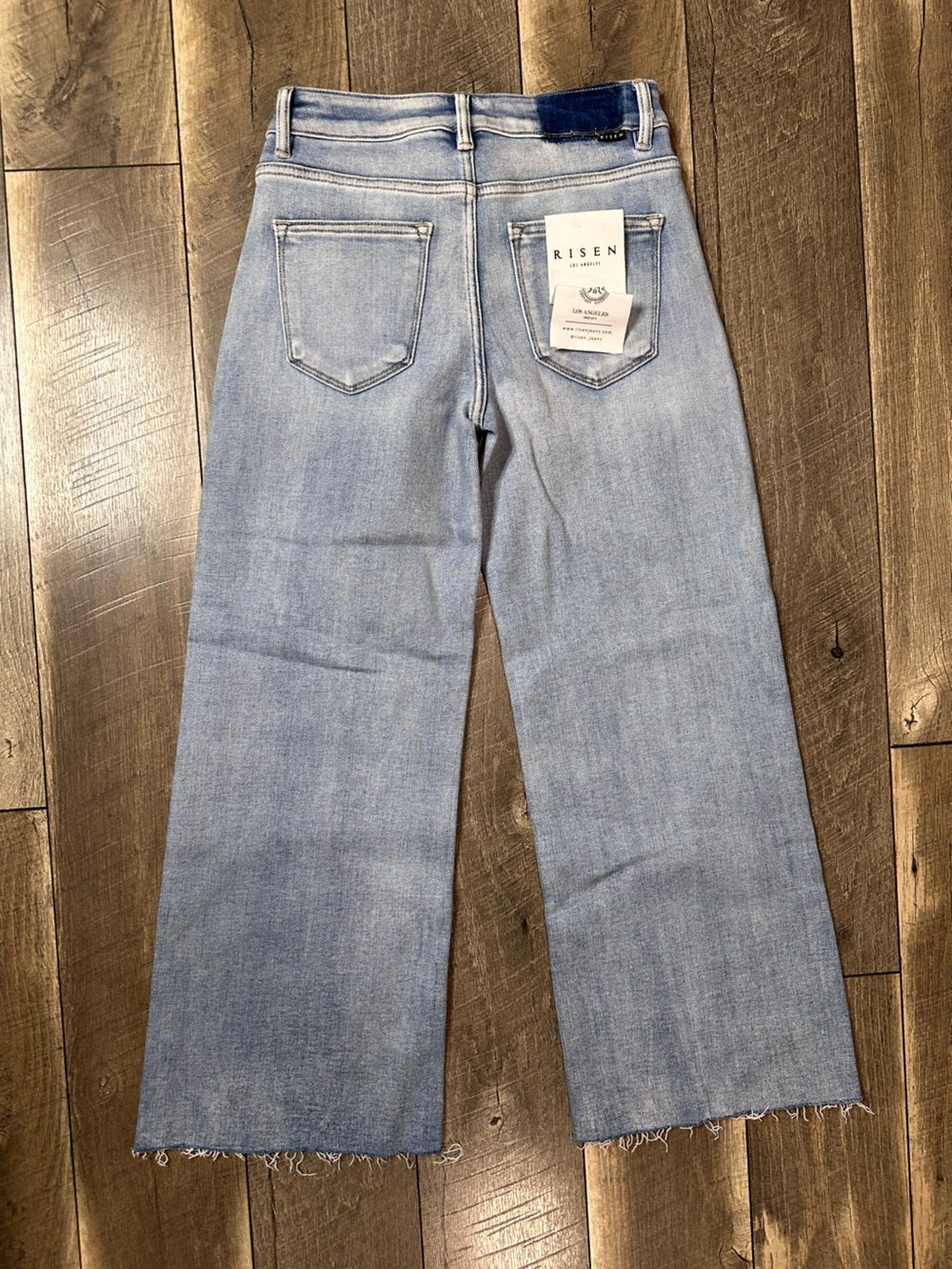 Risen Hi Rise Wide Leg Jeans (new with tags)