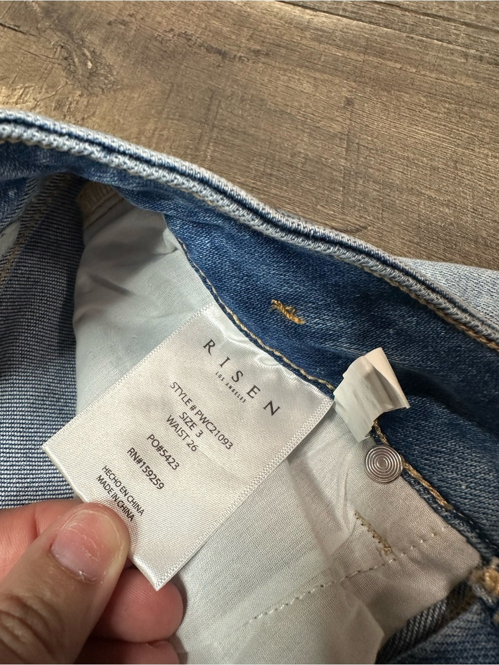 Risen Hi Rise Wide Leg Jeans (new with tags)