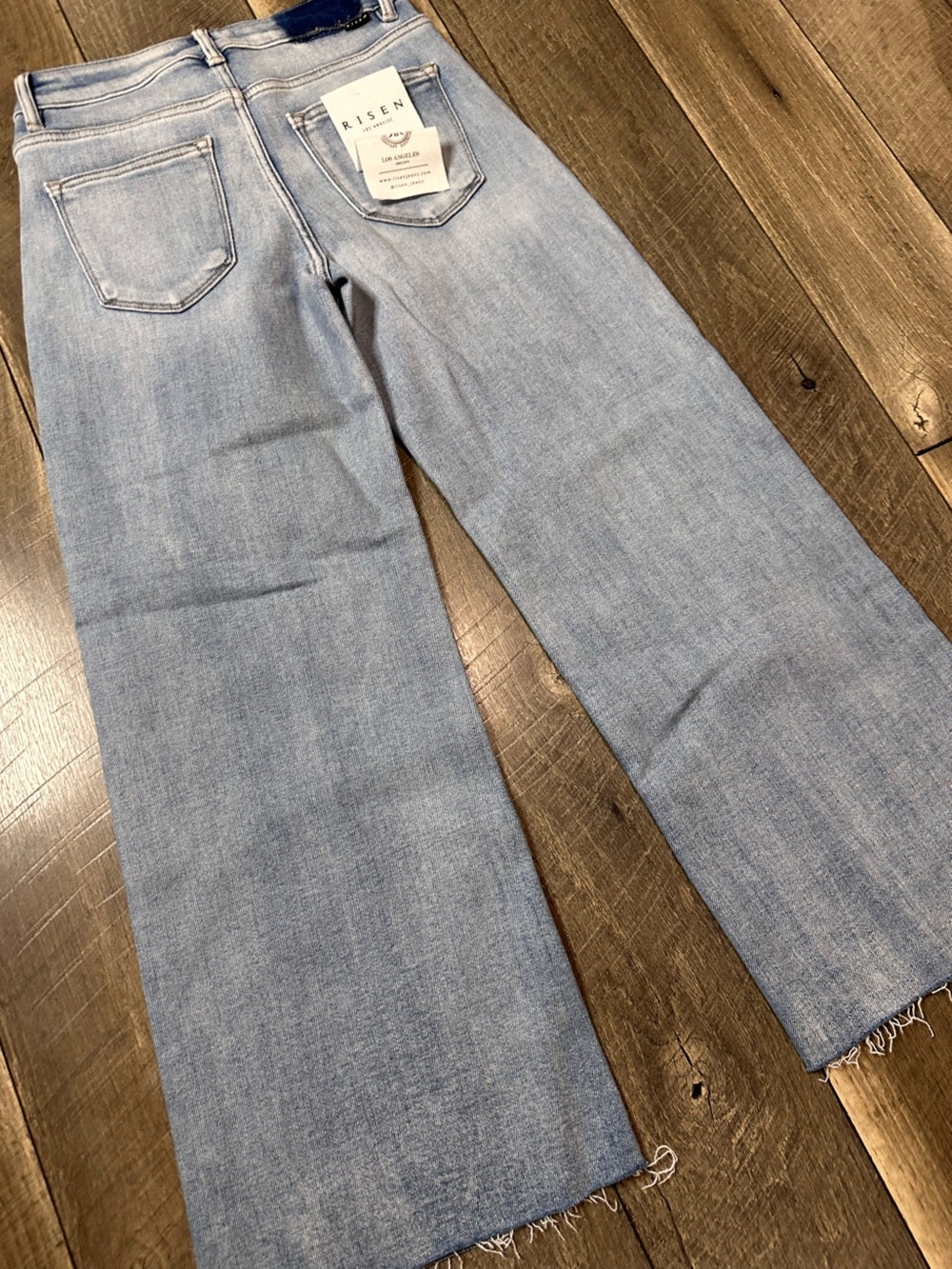 Risen Hi Rise Wide Leg Jeans (new with tags)