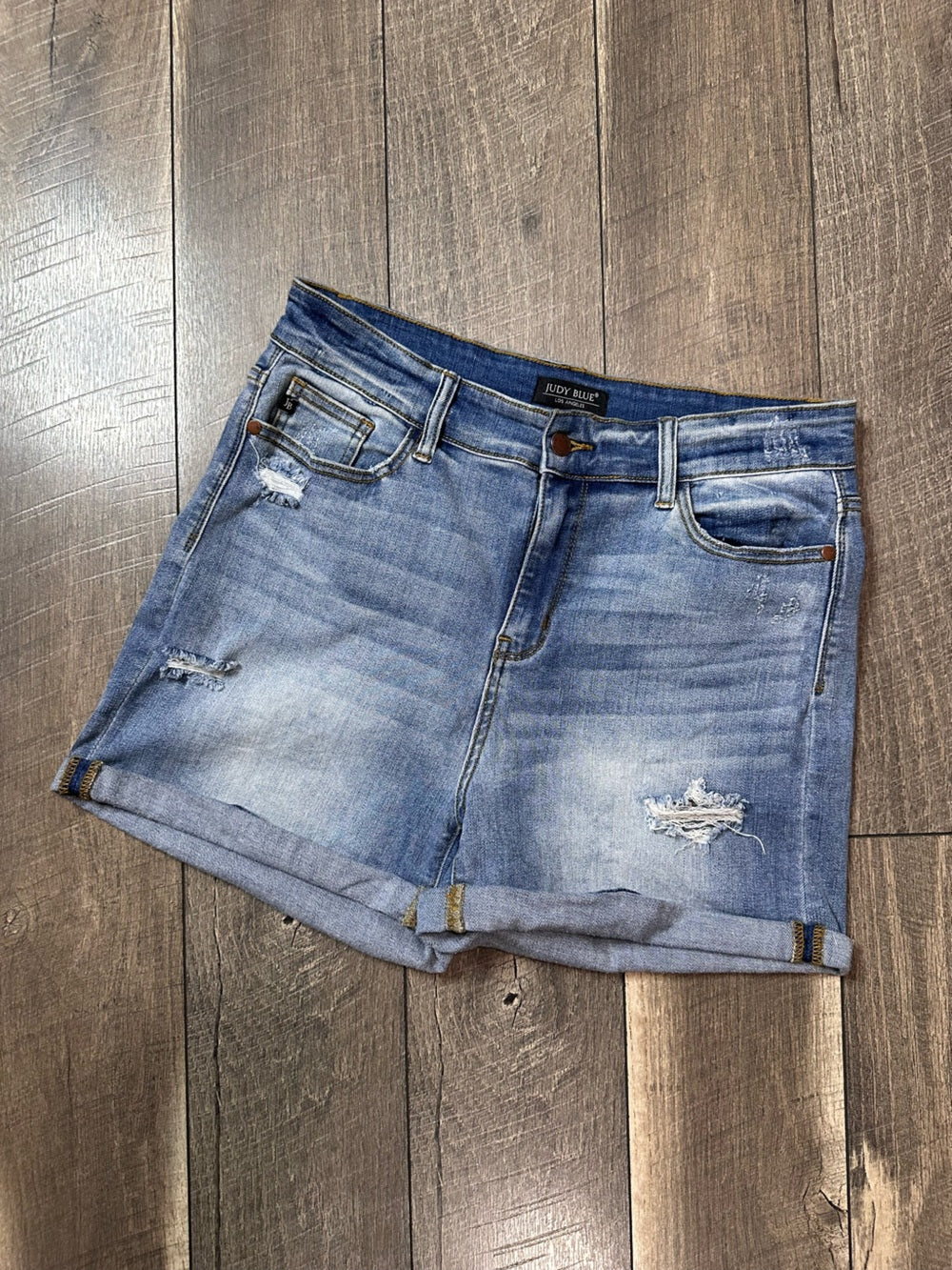 Judy Blue Roll Hem Denim Shorts