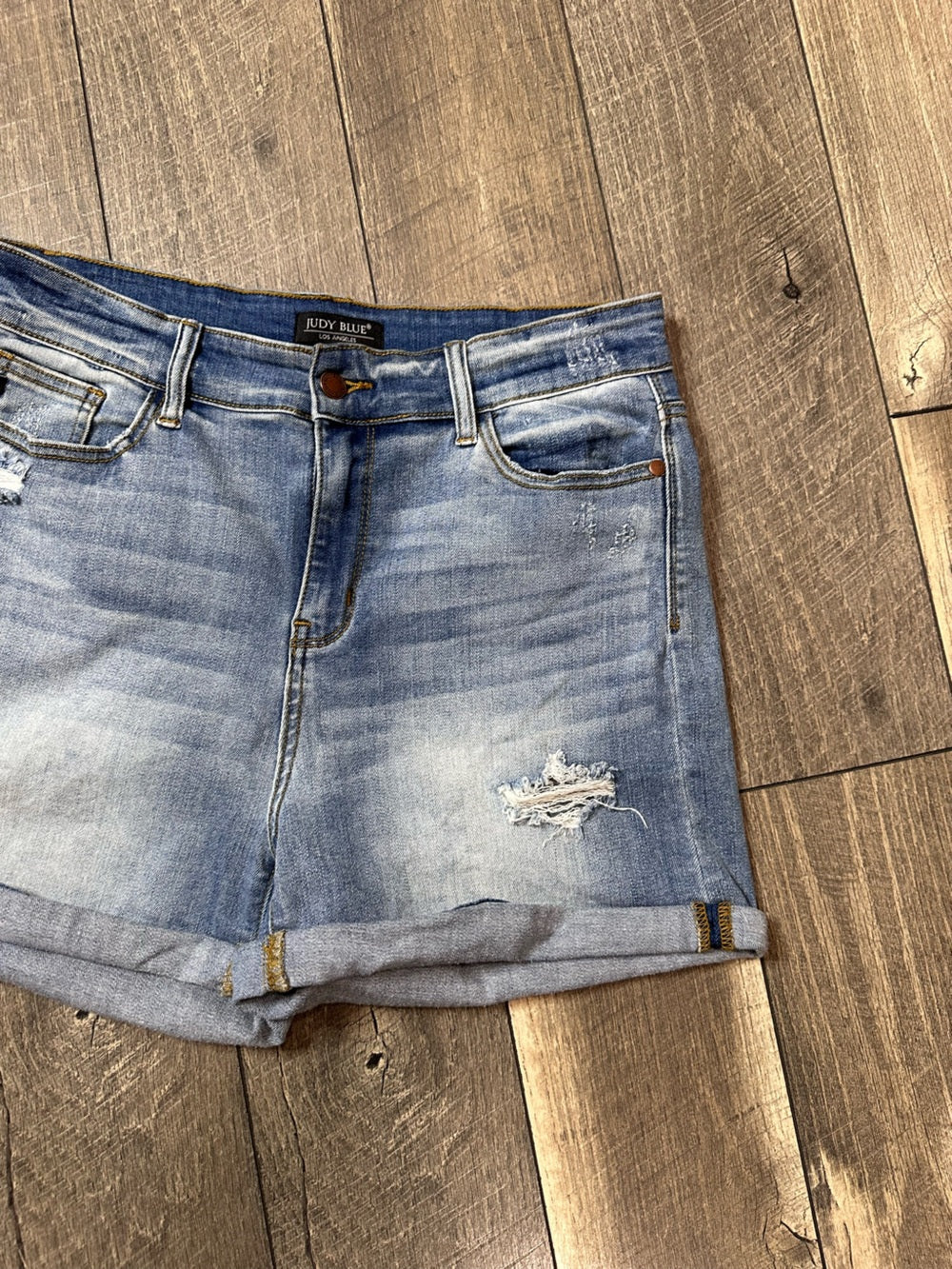 Judy Blue Roll Hem Denim Shorts