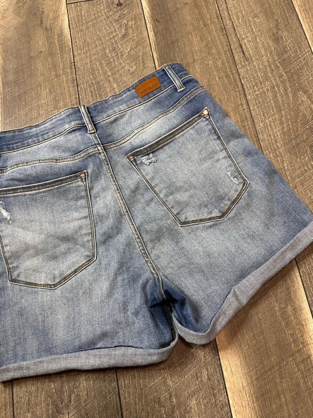 Judy Blue Roll Hem Denim Shorts