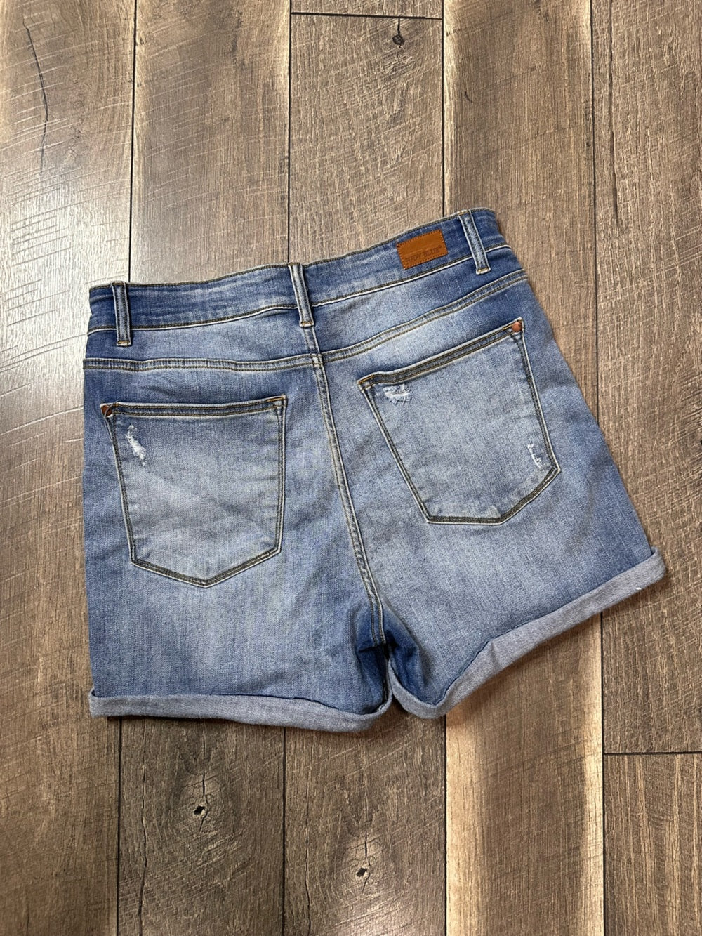 Judy Blue Roll Hem Denim Shorts