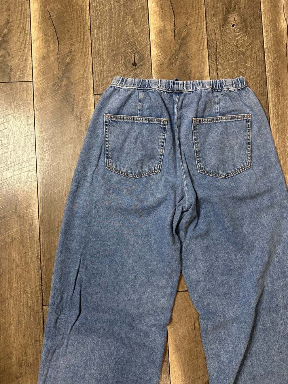 Zara Wide Leg Soft Denim Pants