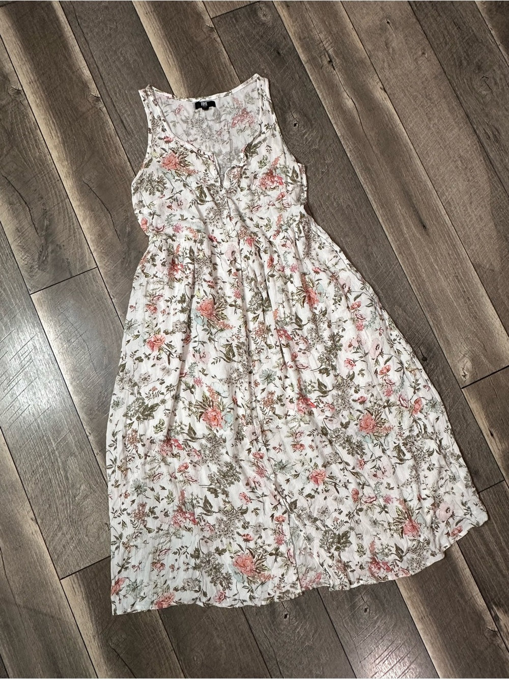 Frye Floral Oversized Midi Dress