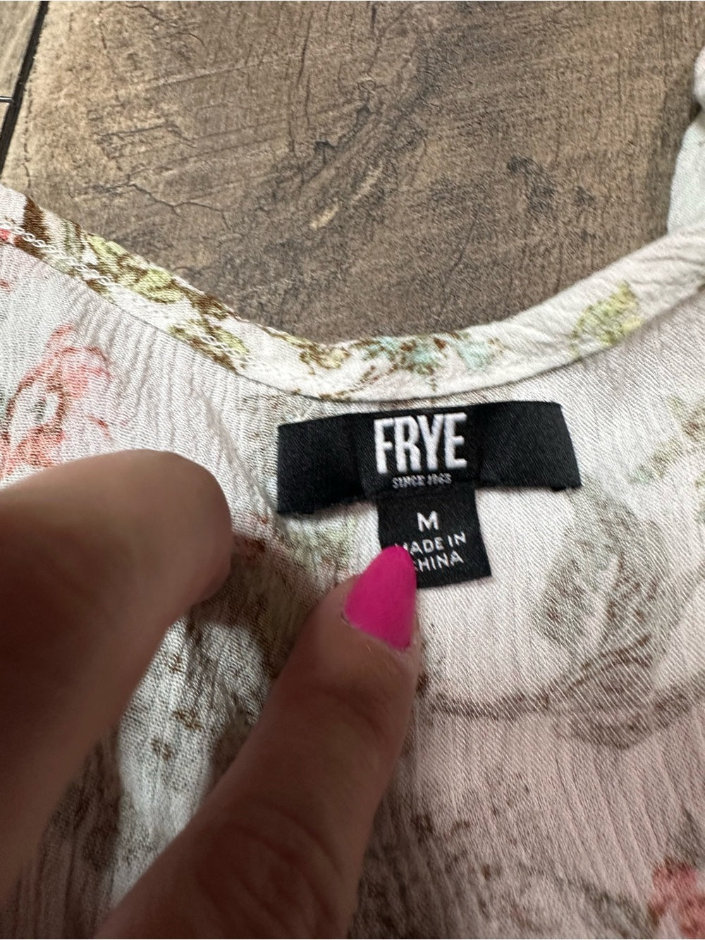 Frye Floral Oversized Midi Dress