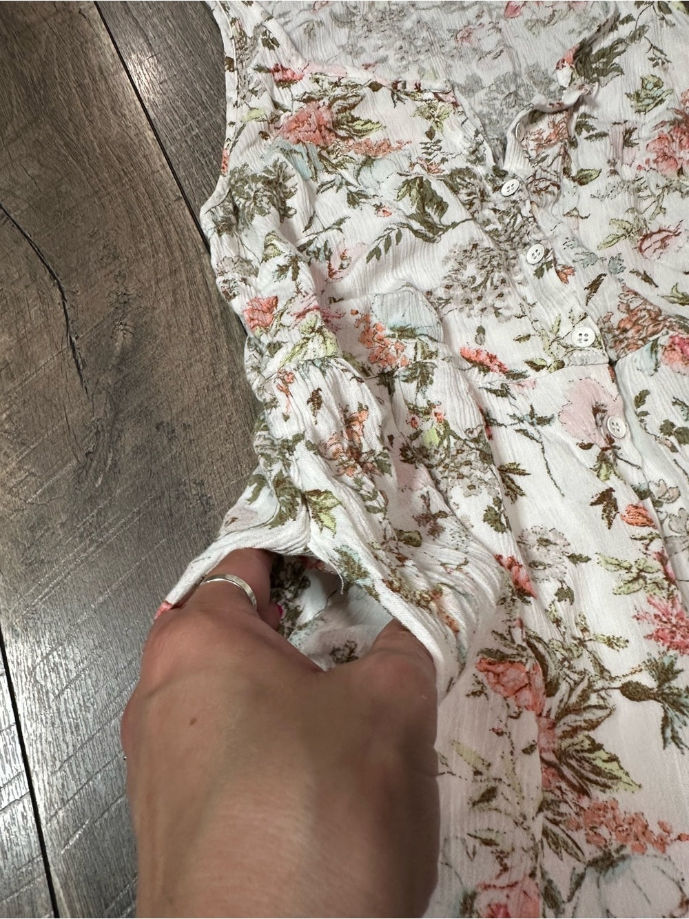 Frye Floral Oversized Midi Dress