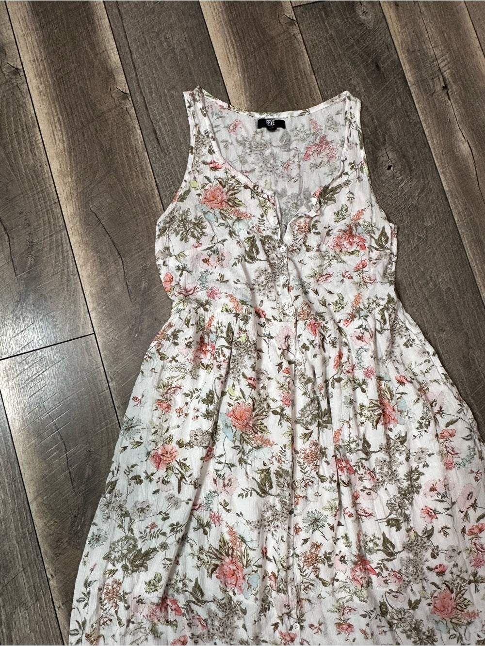Frye Floral Oversized Midi Dress