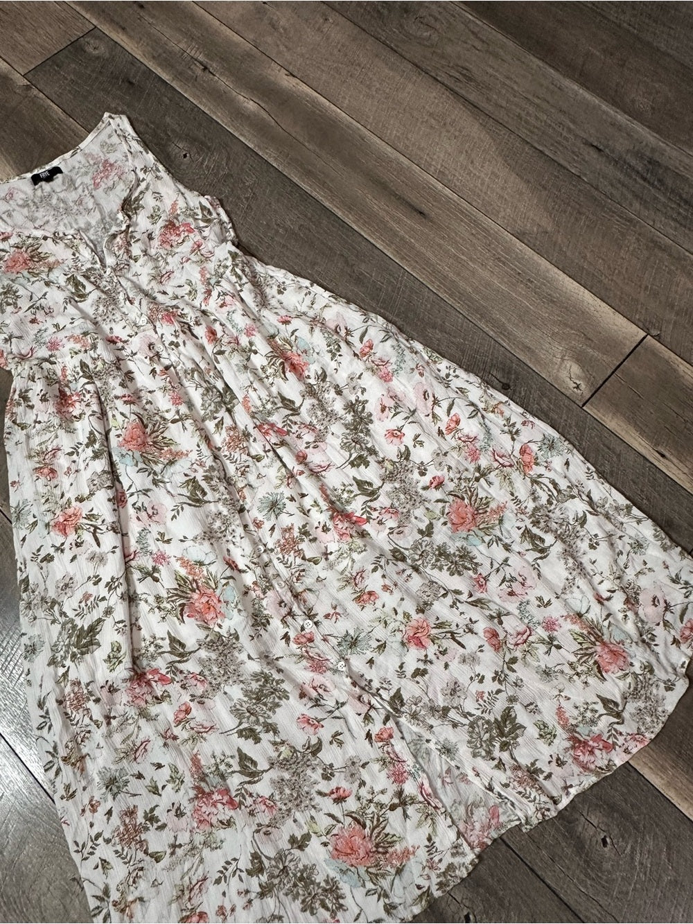 Frye Floral Oversized Midi Dress