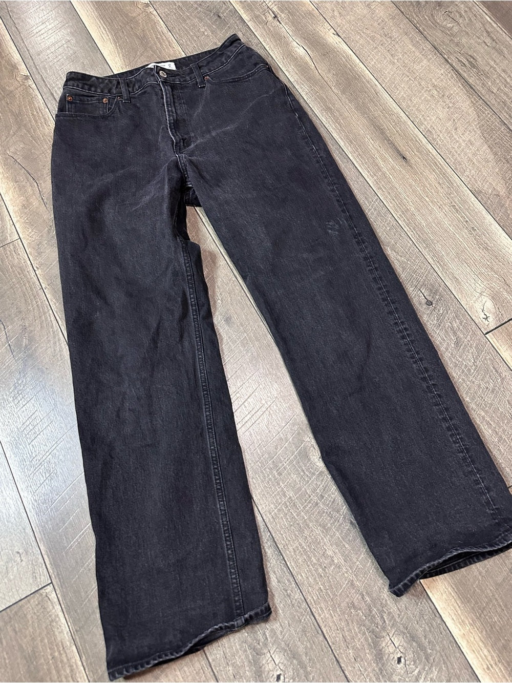 Abercrombie & Fitch Curve Love High Rise 90’s Relaxed Jeans