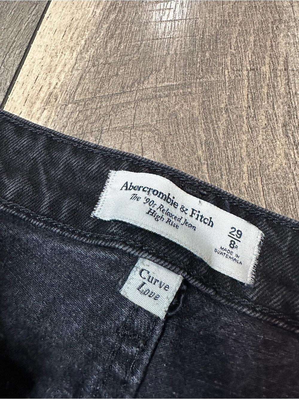 Abercrombie & Fitch Curve Love High Rise 90’s Relaxed Jeans