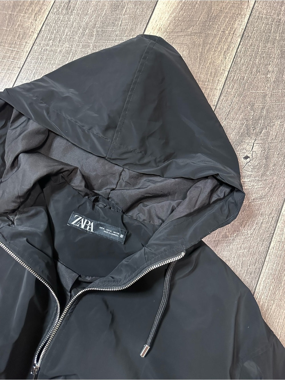 Zara Cropped Zip Up Jacket