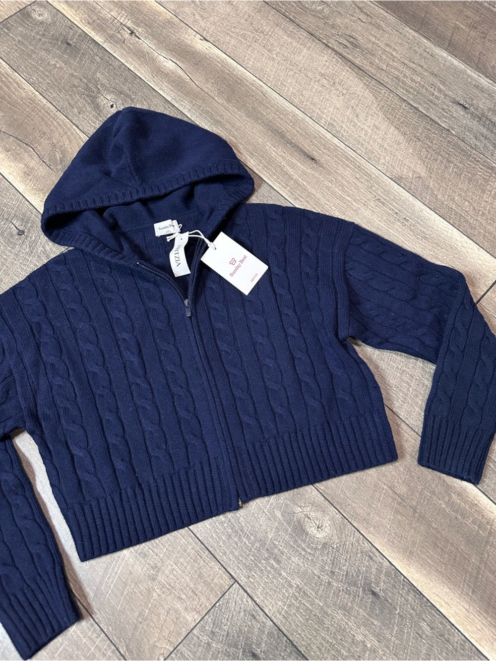 Aritzia Sunday Best Octavia Oversized Zip Hoodie