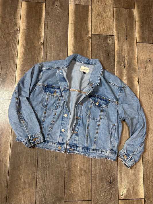 Universal Threads Studded Oversized Denim Jacket