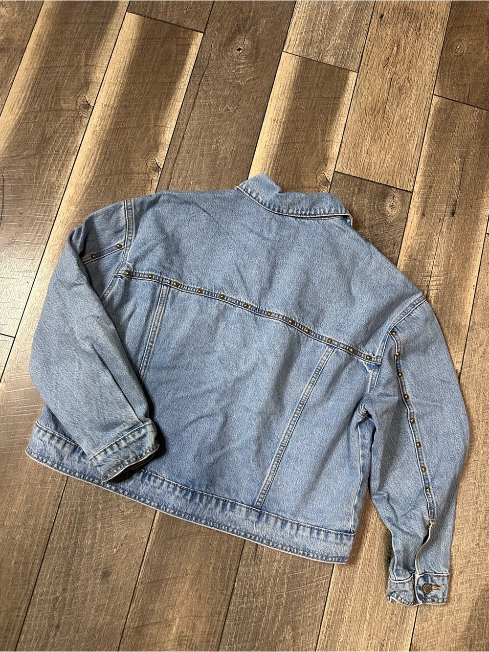Universal Threads Studded Oversized Denim Jacket