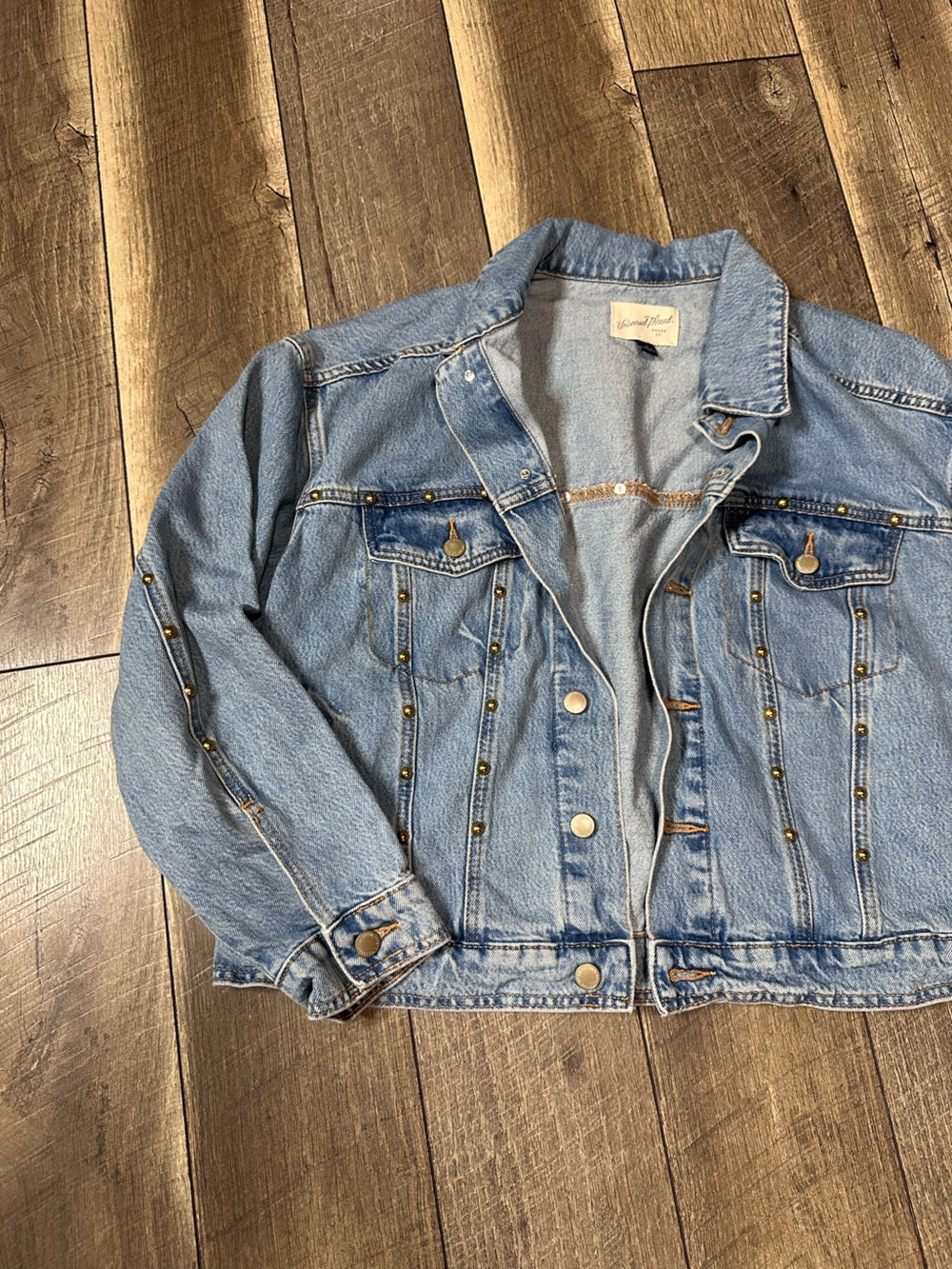 Universal Threads Studded Oversized Denim Jacket