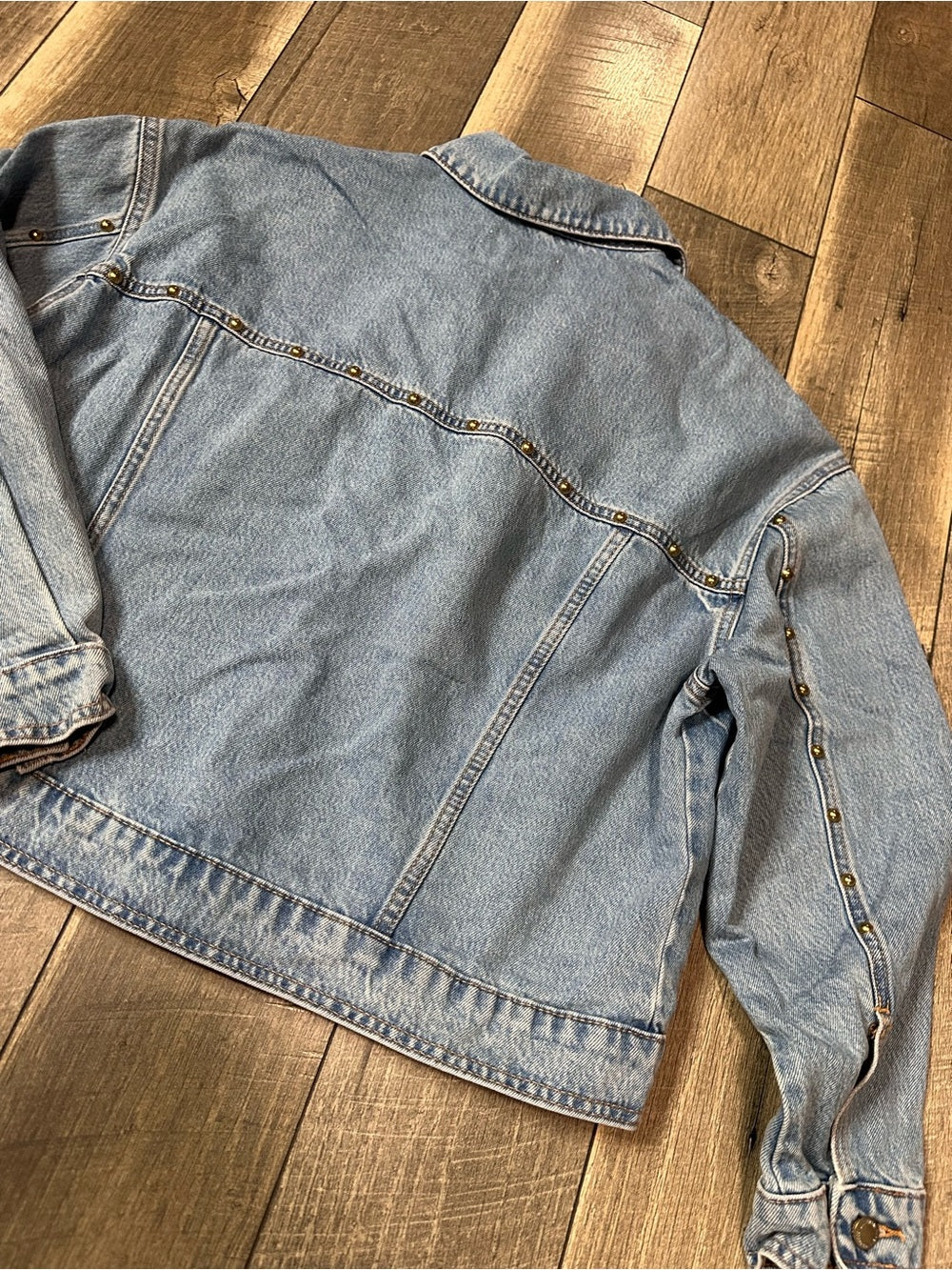 Universal Threads Studded Oversized Denim Jacket
