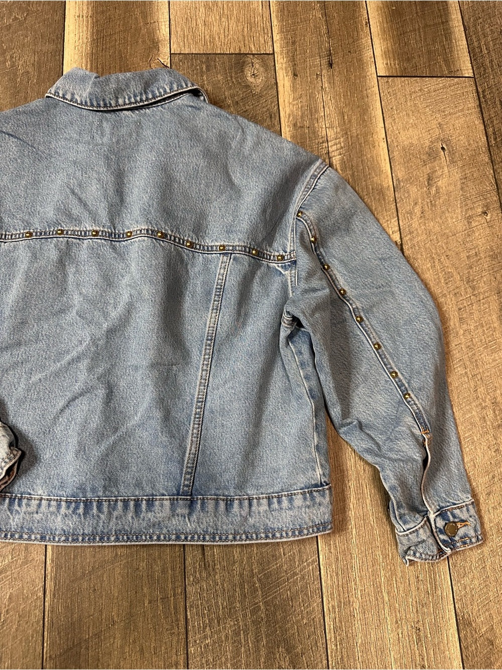 Universal Threads Studded Oversized Denim Jacket