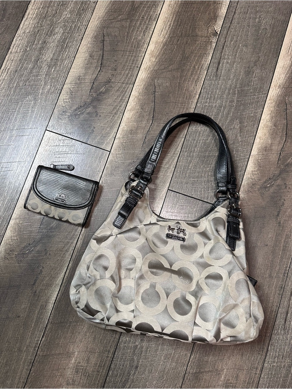 Coach Madison Maggie Shoulder Bag + Wallet