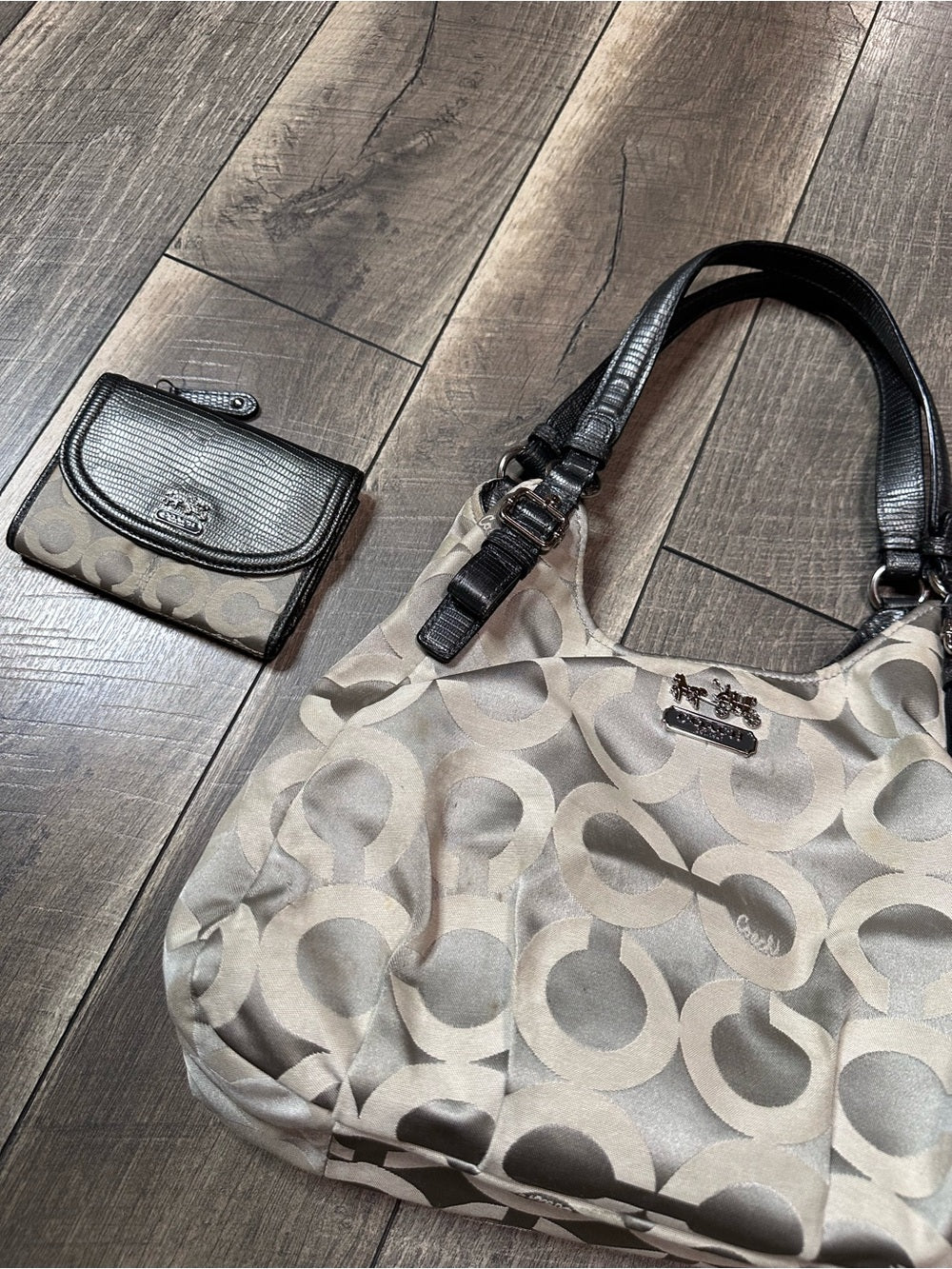 Coach Madison Maggie Shoulder Bag + Wallet