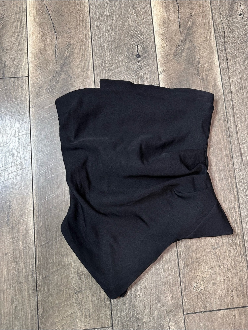Zara Asymmetrical Strapless Top